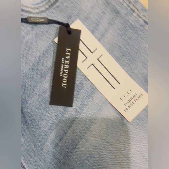 Liverpool Jeans  Hannah High Rise Flare Twist Seam- Frankfurt size 6/28 - Picture 8 of 13